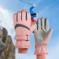 thumbnail image 6 of funtasica Ski Gloves Winter Warm Gloves for Cold Weather Touchscreen Winter Work Gloves Winter Snowboard Gloves for Snowboarding Hiking pink, 6 of 8