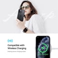 thumbnail image 6 of Designed for iPhone 11 Pro Case, [Support Wireless Charging] Soft Silicone Slim Anti-Scratch Phone Case for iPhone 11 Pro 5.8 inch, Black, 6 of 7