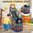 thumbnail image 4 of Lenbar Kids Basketball Arcade Game, Adjustable 36–50in Toddler Hoop with Ball Return & Storage Net, Toy for Boys Girls Age 3–6, 4 of 10