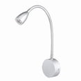 thumbnail image 4 of Lunartec Gooseneck Bed Lamp: LED bed & reading lamp with gooseneck, wall mounting, 3 W, cool white (Reading Lamp Bed Gooseneck) style301, 4 of 5