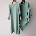 thumbnail image 5 of OGLCCG Kids Girls Muslim Abaya Dress Plain Islamic Prayer Dress with Hijab Toddler Traditional Ramadan Muslim Dresses 3-12Years, 5 of 7