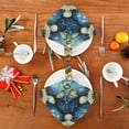 thumbnail image 4 of Satin Native Fab Cotton Dinner Napkin Spirals Of Serenity Reusable, 4 of 8