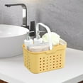 thumbnail image 6 of Bathroom Organizer，Portable Shower Caddy with Handle, Plastic Shower Caddy Dorm with Holes, Clean Organizer Basket for Bathroom, College, Dorm Room Essentials, 6 of 6