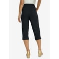 thumbnail image 3 of Jessica London Women's Plus Size Soft Ease Capri, 3 of 5