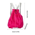 thumbnail image 3 of EQWLJWE Storage Totes,Storage Bag Organizer,Foldable Backpack Lightweight Sack Zippered Bag for Gym Travel Sports Daily Use Multi-Color Options for Men Women, 3 of 7
