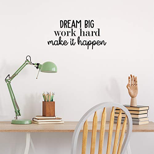 12 x 19 You Can Do Hard Things Black Modern Motivational Optimism Quote Sticker for Home Office Workout Gym Bedroom Living Room Classroom Coffee Shop Decor Vinyl Wall Art Decal