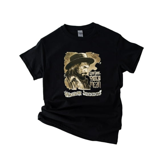 Waylon Jennings Lonesome On'ry and Mean The Outlaw Country V60768 Unisex T-Shirt, up to 5XL