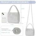 thumbnail image 3 of Sparkly Rhinestone Clutch Crossbody Purse - Evening Bags For Women for Weddings, Proms, and Parties, 3 of 6