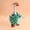 Green, variant on Desk Goose Outfits 7 Inches Clothes for Mini Magnetic Porch Goose Statue, Cute Knitting Geese Decor Accessories