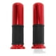 thumbnail image 1 of Kit de cubiertas de empuñaduras de motocicleta de 7/8" 22mm 15/16" 24mm, empuñaduras de acelerador de aleación de aluminio y goma para motocicleta, scooter, bicicleta, ATV, rojo, 1 juego, 1 of 1