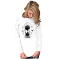thumbnail image 4 of Hourglass Hands Crystal Ball Celestial Women Plus Size Long Sleeve Graphic Tee Brisco Brands 3X, 4 of 5