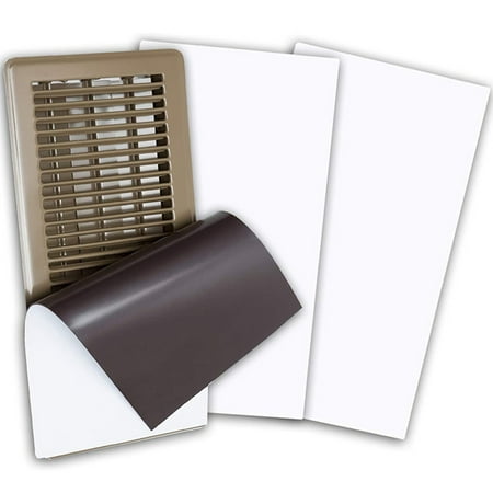 

Bobasndm 4Pcs Magnetic Ventilation Hood Family Floor Ventilation Hood Fully Sealed Used for Floor Wall or Ceiling Ventilation Grille and Air Recording Used for RV HVAC Air Conditioning Ventilation