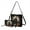 Black Cat Pumpkin Crow, variant on ZUXONGSY Black Cat Skull Bat Print Top-Handle Handbags with Waterproof Makeup Pouch and Keychain Clip-on Sleeve for Women Crossbody Hobo Bag Set with Travel Toiletry Bag Lip Balm Holster