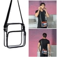 thumbnail image 5 of Bolso bandolera transparente de PVC informal, bandolera deportiva, bolso de mano, 5 of 5