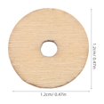 thumbnail image 2 of 20 Sets Diy Bear Doll Joint Bolt For Craft Enthusiasts Silver Rotatable Toy Joints, 2 of 9