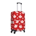 thumbnail image 3 of Easygdp Maple Leaves Print Elastic and Washable Suitcase Protective Cover with Hidden Zipper Fits 18-32 inch Luggage -Small, 3 of 9