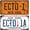 As Pictures ShowA41, variant on ECTO-1 + ECTO-1A, Stamped License Plates Memorabilia, Embossed Replica, Movie Prop Metal Stamped Vanity Number Tags, 12x6 Inch