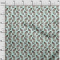 thumbnail image 2 of oneOone Cotton Poplin Fabric Leaves & Floral Block Print Fabric By Yard 42 Inch Wide, 2 of 4