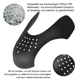 thumbnail image 2 of 2 pares de protectores para los dedos de las zapatillas de deporte negro + blanco-L tamaño 41-45-caja de embalaje de color Xemadio JPXSD-82, 2 of 6