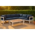 thumbnail image 2 of Meridian Furniture Nizuc Sectionnel Modulaire de Patio Extérieur Bleu Marine, 2 of 9