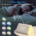 thumbnail image 4 of JUUTREN [3 in 1] Sound Machine for Adults, Baby White Noise Sound Machine with Alarm Clock Night Light, 35 Soothing Music, 4 Sleeping Timer, Portable Memory Function Sounds Machines for Sleep, 4 of 9
