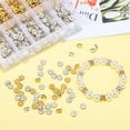 thumbnail image 3 of MasteelfCA 600pcs Spacer Beads Jewelry Making Beads Bracelet Spacer Beads Rhinestone Beads Craft Accessories, 3 of 8