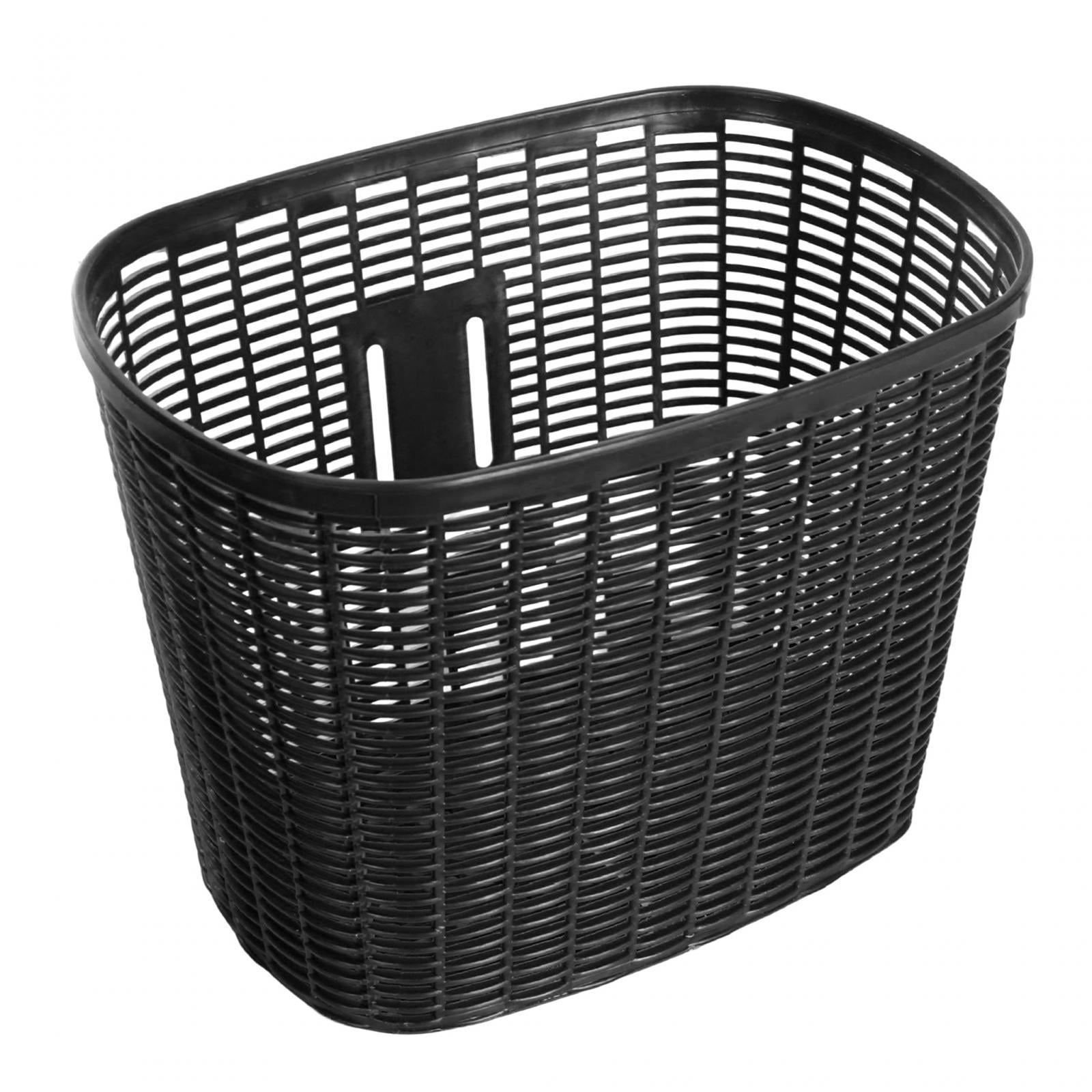 Bike Basket Easy to Install Bike Accessory Removable Most Adult Bikes Front black