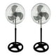 thumbnail image 1 of Kit 2 Ventiladores 3 En1 Pared Piso Pedestal Aspas Metal 18", 1 of 4