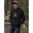 thumbnail image 2 of Abstract Triangle Hoodie Men -SPIdeals Designs, Male x-Large, 2 of 4