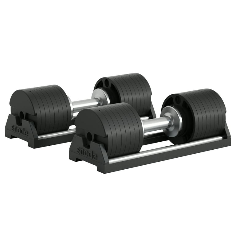SNODE AD80 Drop Resistance 80 lbs Adjustable Dumbbell Set