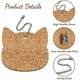 thumbnail image 3 of 4 soportes para pines esmaltados con forma de cabeza de gato, con llavero, para bolso o mochila. 12 x 11 cm. Organizador para mostrar pines y lucir estilos únicos., 3 of 9