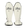 thumbnail image 1 of Espinilleras Fairtex SP5 Muay Thai para hombre, mujer y niños, color blanco, 1 of 5