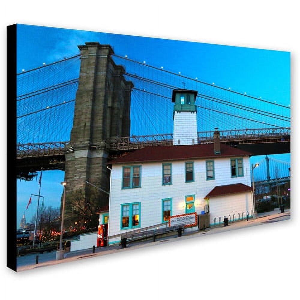 Trademark Fine Art "Brooklyn 1" Canvas Art by CATeyes