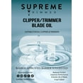 thumbnail image 4 of Premium Hair Clipper Blade Lubricating Oil (4 FL OZ) by Supreme Trimmer - Barber Clipper Oil for Blades, Hair Trimmer | Corrosion for Anti-Rust - 2 Pack, 4 of 6