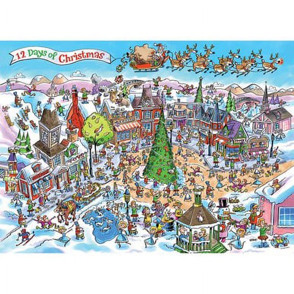 Cobble Hill 12 Days of Christmas Jigsaw Puzzle