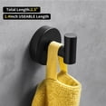 thumbnail image 2 of Porte-serviettes Noir Mat Support de Cintre en Acier Inoxydable Salle de Bain Mural, 2 of 8