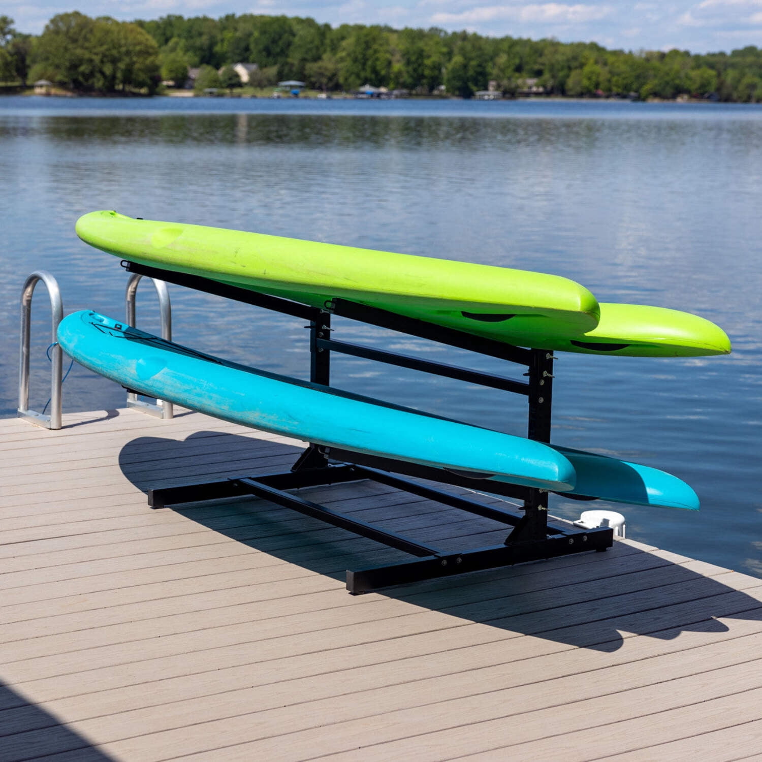 Teal Triangle Freestanding G-Surf  SUP | 2 Levels | Indoor-Outdoor