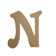 thumbnail image 1 of Wooden Letter Unfinished, Beltorian Font, Craft Cutout, 1 of 2