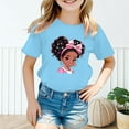 thumbnail image 2 of oqasdz Kids Child Boys Girls T Shirts Cute Graphic Round Neck Short Sleeve Tee Summer Casual Fashion T Shirt, Size 11-12 Years, 2 of 5