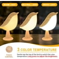 thumbnail image 4 of 2 Pack Table Lamp, Touch Control Bird Lamps, Bedside Lamp, Brid Night Light, Cordless Small Desk Lamps Battery Operated Nightstand Lamp, 3-Way Dimmable Light, Rechargeable Decorative Desk Lamp, 4 of 8