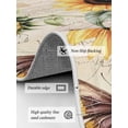 thumbnail image 3 of Vintage Sunflowers Area Rug for Bedroom 4x6 Ft Country Floral Pastoral Letter Background Super Soft fuzzy Throw Rug Non-Slip Fluffy Plush Indoor Floor Carpet for Living Room Nursery Home Decor, 3 of 8