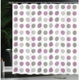 thumbnail image 3 of Ambesonne Geometric Shower Curtain, European Retro Polka Dots, 69"Wx70"L, Pale Purple, 3 of 4
