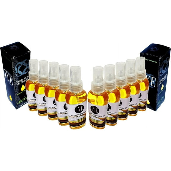 10 Botellas de Aceite de Mostaza JYE Natural