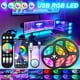 thumbnail image 2 of Tira de Luces Led USB Wifi 1-30M RGB 5050 Bluetooth APP Control Luces Led diodo Flexible decoración para sala de estar lámpara cinta, 2 of 4