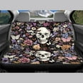 thumbnail image 4 of Pzuqiu Skull Printed Car Accessories Set Breathable Full Wrapping Edge Seat Covers Easy to Install 4 Pack Universal Seat Covers for Cars Universal Cars Interior Covers For Sedans Trucks, 4 of 7