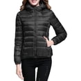 thumbnail image 2 of Veste Légère à Capuche pour Femmes, Doudoune Matelassée Ultra Légère avec Sac de Rangement, 2 of 4