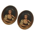 thumbnail image 4 of Cadre Photo Ovale miniature miniature miniature 1/12 Décorations Maison de Poupée Style 2, 4 of 7