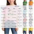thumbnail image 2 of Mitankcoo Girls Short Sleeve Tops Cute Print Crew Neck Loose T-Shirts for Back to School & Casual 2-14Y, 2 of 6