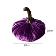 thumbnail image 3 of De Flocado Calabaza De Espuma Falsa Para La Decoración De Otoño Otoño Halloween Speravity HA043942-05, 3 of 6