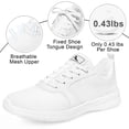 thumbnail image 3 of Ecetana Walking Shoes for Women Breathable Mesh Athletic Shoes Comfortable Running Sneakers, 3 of 7